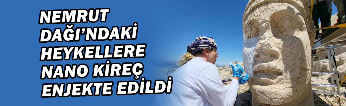 Adıyaman’daki Nemrut Dağı bulunan devasa