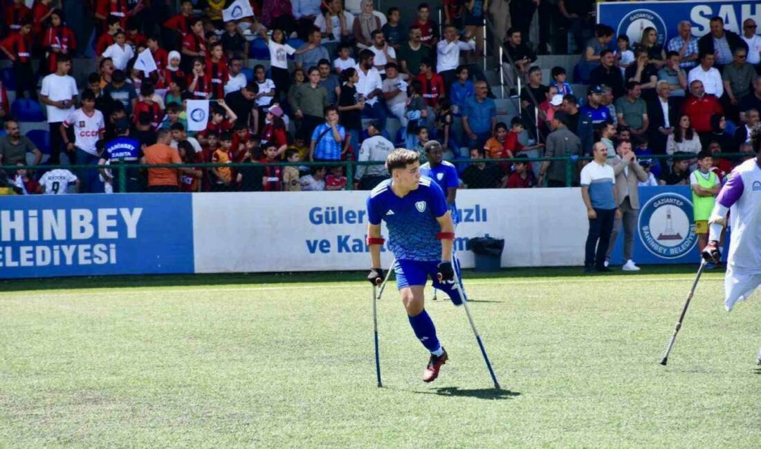 Alaaddin Kazcı, Şahinbey Belediye Spor Kulübü Ampute Futbol Takımı'ndan seçilerek