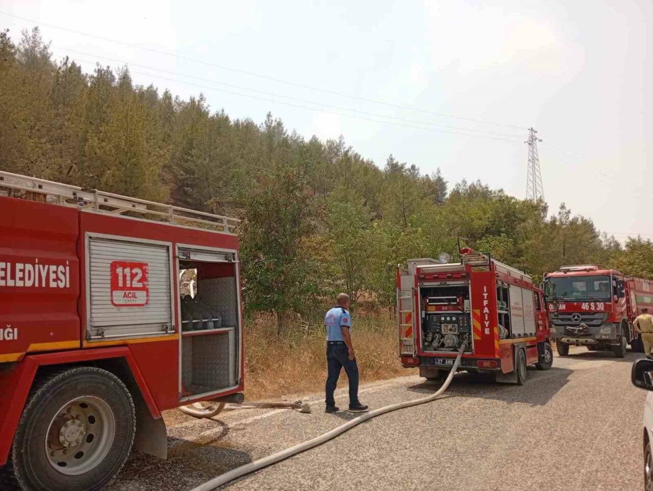 Gaziantep'in Nizip ilçesine bağlı Belkız Köyü Mesire Alanı'nda bilinmeyen bir