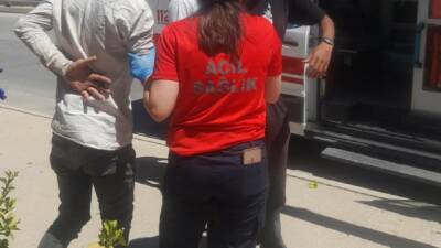 Adıyaman'da meydana gelen trafik kazasında otomobil ile motosiklet çarpıştı, 2