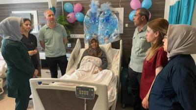 Birecik ilçesindeki bir kadın, 53 yaşında iken yardımcı üreme teknikleri