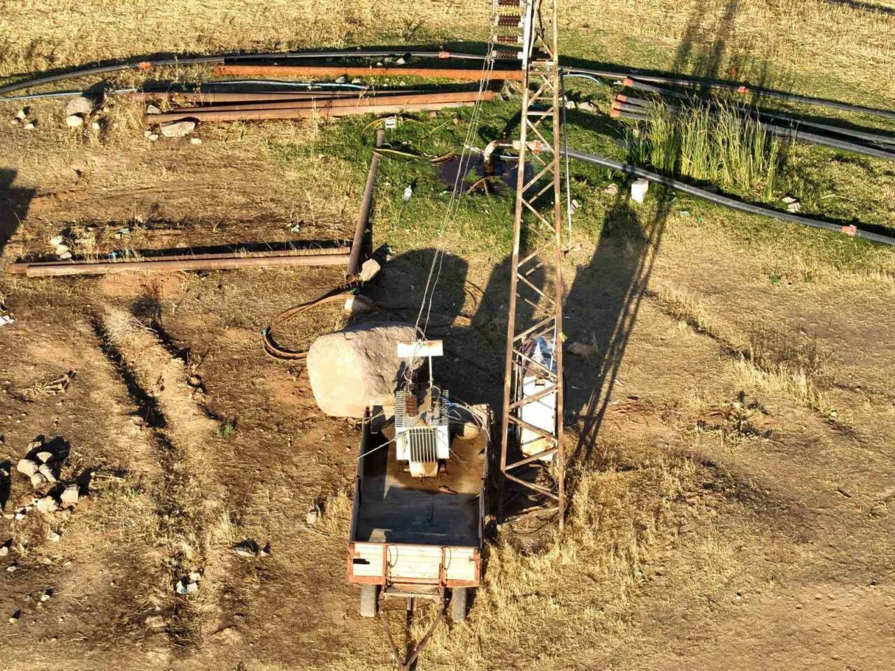 Şanlıurfa'da Dicle Elektrik, dron destekli denetimlerde bir günde 33 kaçak