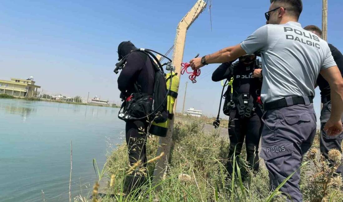 Şanlıurfa'nın Haliliye ilçesinde sulama kanalına giren ve akıntıya kapılan gencin