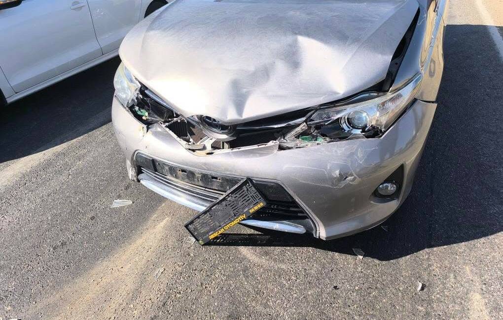 Siirt’in Kurtalan ilçesinde 2 aracın çarpışması sonucu maddi hasarlı kaza