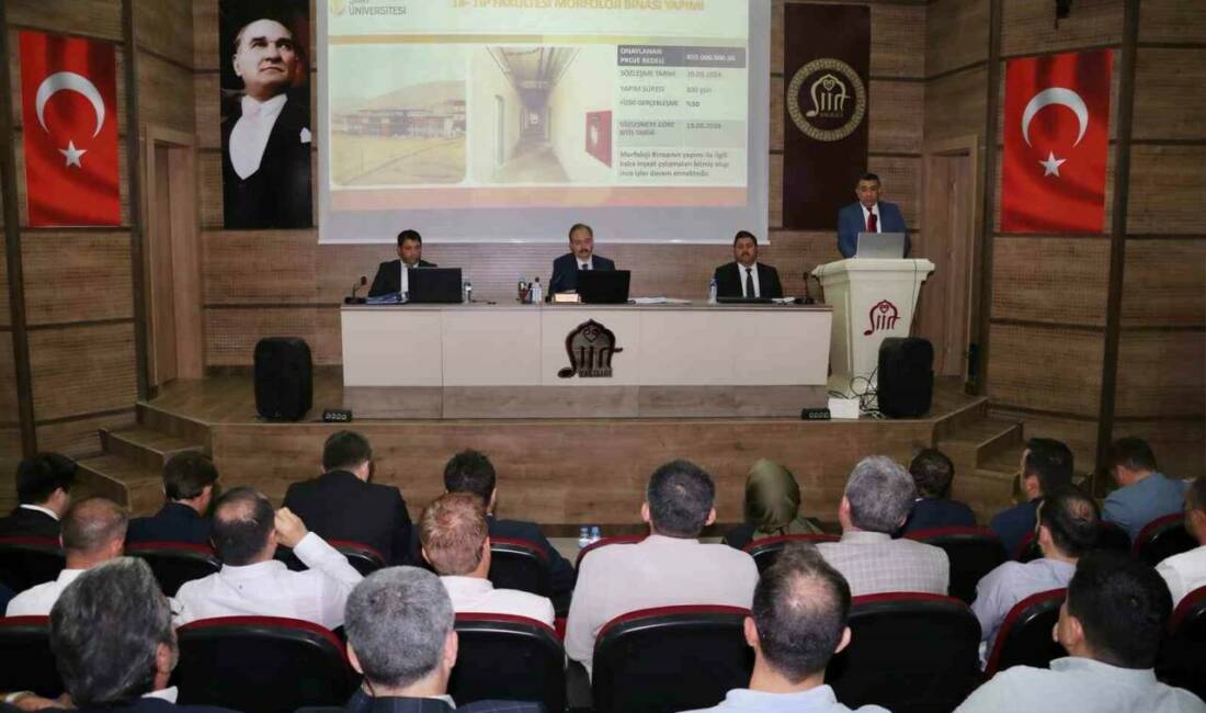 Siirt Valisi ve Belediye Başkan Vekili Dr. Kemal Kızılkaya başkanlığında