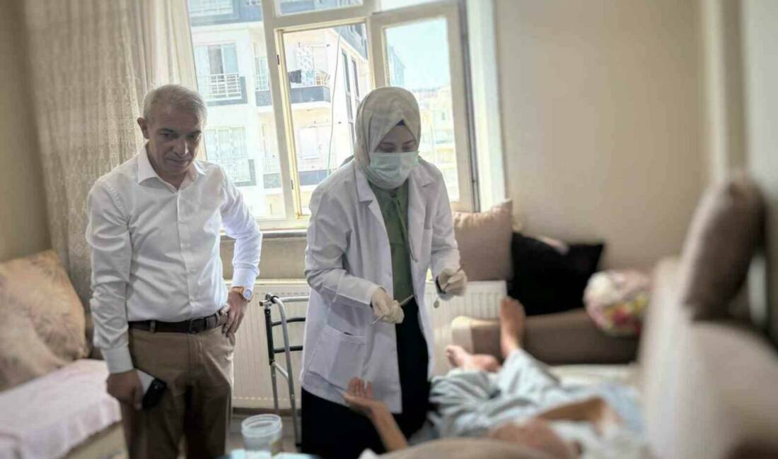 Siirt'te evde sağlık hizmeti kapsamında ağız ve diş sağlığı hizmetleri