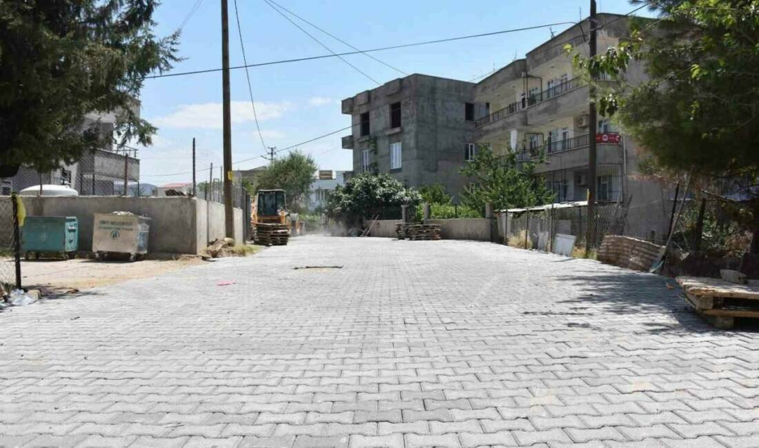 Siirt’in Doğan Mahallesi’nde kilit parke taşı döşeme çalışmaları, Siirt Belediyesi