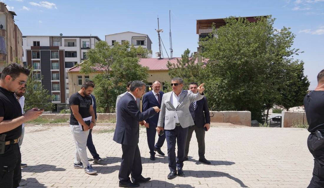 Şırnak'ın Dicle Mahallesi'nde eski Orman İşletme Müdürlüğü arazisi, Vali Birol