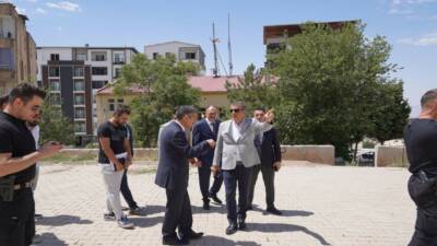 Şırnak'ın Dicle Mahallesi'nde eski Orman İşletme Müdürlüğü arazisi, Vali Birol