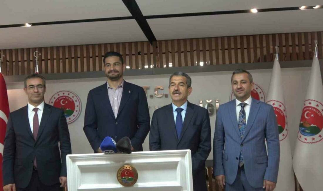Türkiye Güreş Federasyonu Başkanı Taha Akgül, Şırnak Valisi Birol Ekici