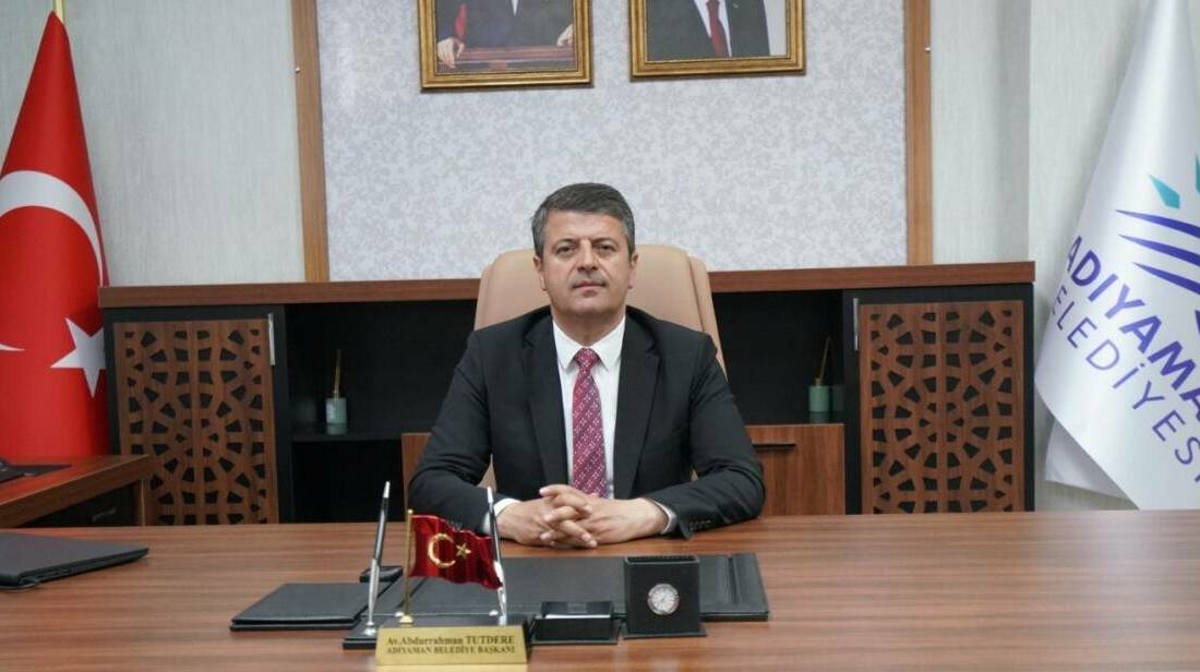 Adıyaman Belediye Başkanı Abdurrahman Tutdere ve Başkan Yardımcısı Ceyhan Kayhan