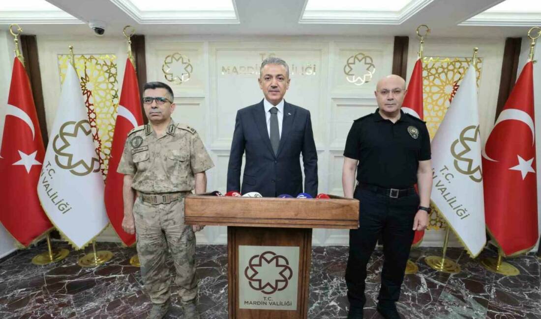 Mardin Valisi ve Büyükşehir Belediye Başkan Vekili Tuncay Akkoyun, aylık