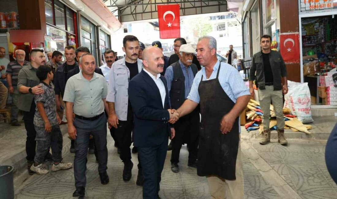 Adıyaman Valisi Osman Varol, Besni ilçesinde esnafları ziyaret ederek ilçenin