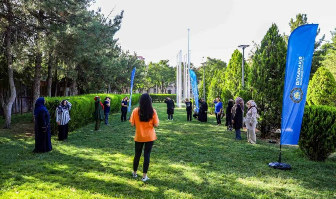 Diyarbakır Büyükşehir Belediyesi, kentin çeşitli noktalarında uzman eğitmenler eşliğinde gerçekleştirilen