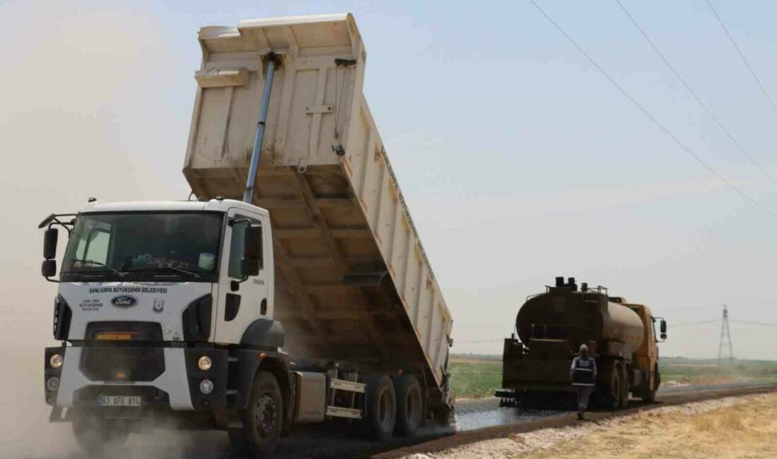 Şanlıurfa Büyükşehir Belediyesi, Viranşehir ilçesinde kırsal mahallelerde yol yapım çalışmalarına