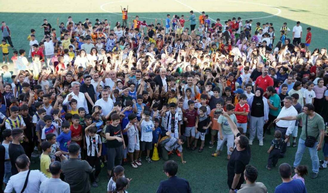 Adıyaman'ın Kahta ilçesinde Yaz Spor Okulları projesi kapsamında Kahta İlçe