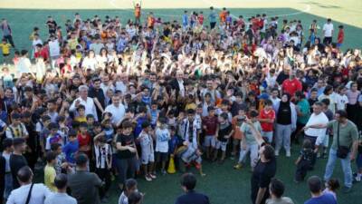 Adıyaman'ın Kahta ilçesinde Yaz Spor Okulları projesi kapsamında Kahta İlçe