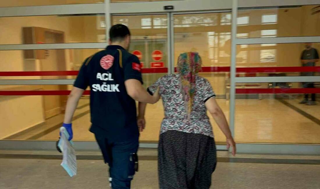 Adıyaman’da, yılan tarafından ısırılan kadın, hastaneye kaldırıldı.