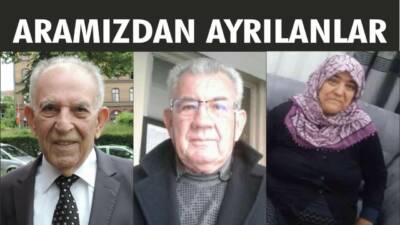 06.08.2025 Çarşamba gününe ait Besni’de Vefat Edenler köşesi.