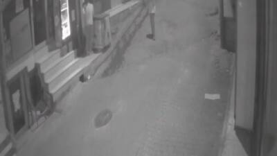 Sason ilçesindeki bir markette, kimliği belirsiz üç kişi bir dolabı