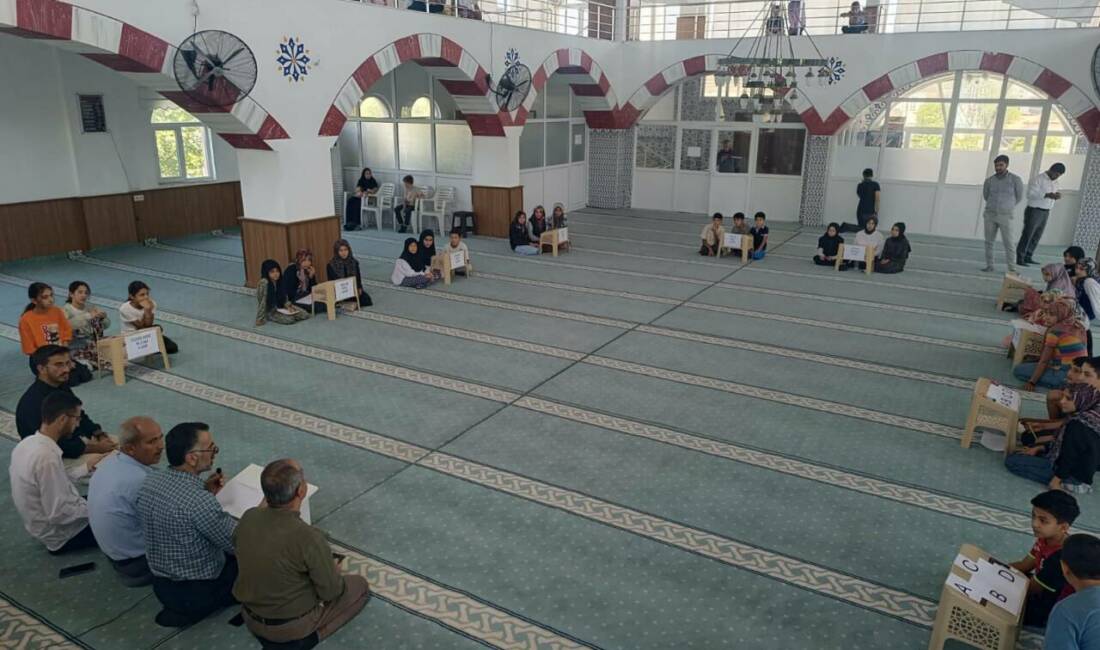 Besni İlçe Müftülüğü’ne bağlı 49 Kur’an kursunda yapılan ön elemeler