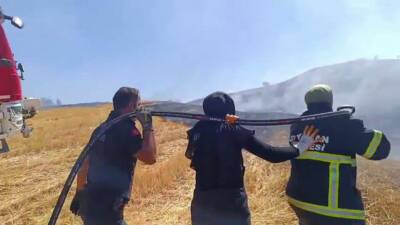 Adıyaman Belediyesi İtfaiye Müdürlüğü’nde staj yapan kadın öğrenciler, yangın, kurtarma