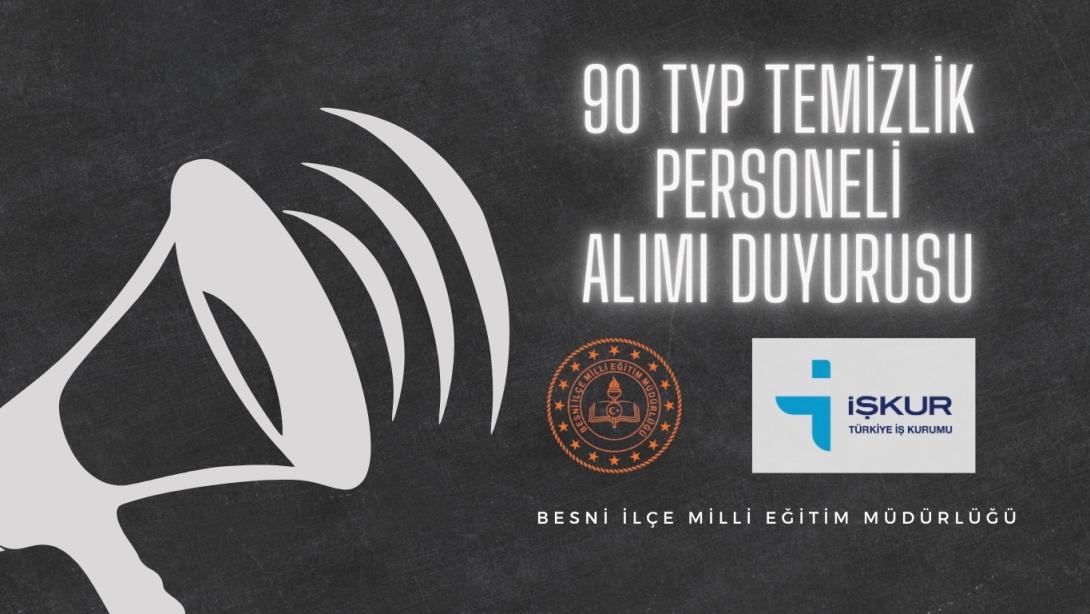 Adıyaman İŞKUR Müdürlüğü, Toplum Yararına Program (TYP) kapsamında Besni’deki okullarda