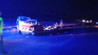 Adıyaman’ın Gölbaşı ilçesinde meydana gelen trafik kazasında iki otomobil çarpıştı