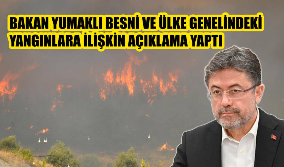Tarım ve Orman Bakanı İbrahim Yumaklı, sosyal medya hesabından ülke