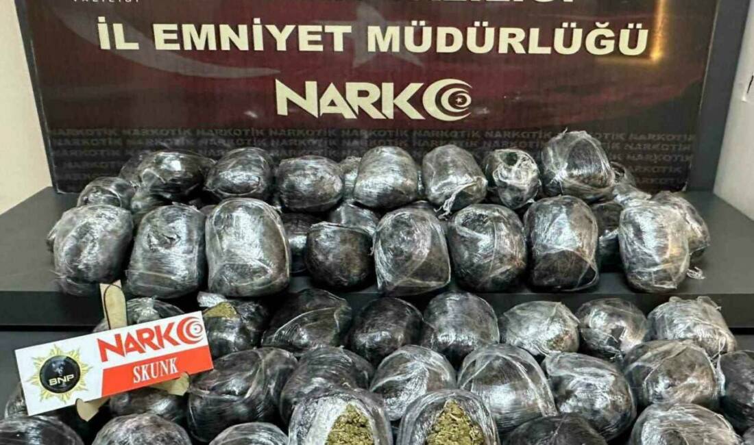 Batman'da yapılan operasyonda 22 kilo 150 gram skunk maddesi ele