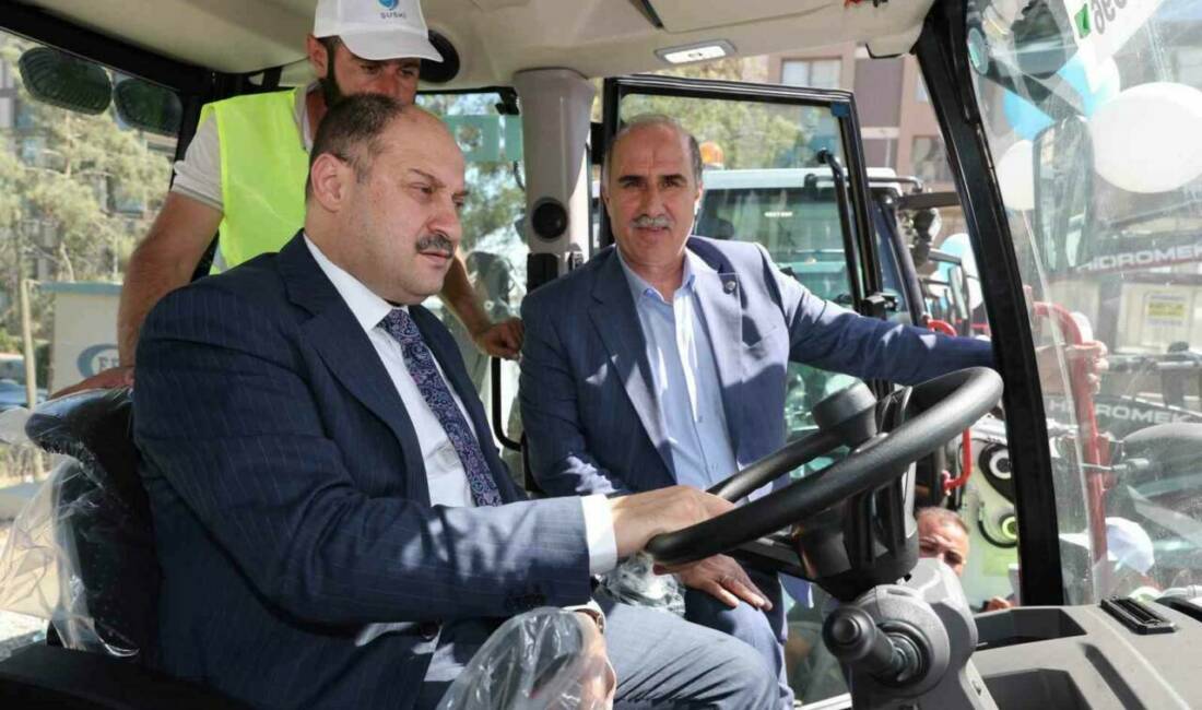 Şanlıurfa'da altyapı hizmetlerini güçlendirmek amacıyla ŞUSKİ Genel Müdürlüğü araç filosunu