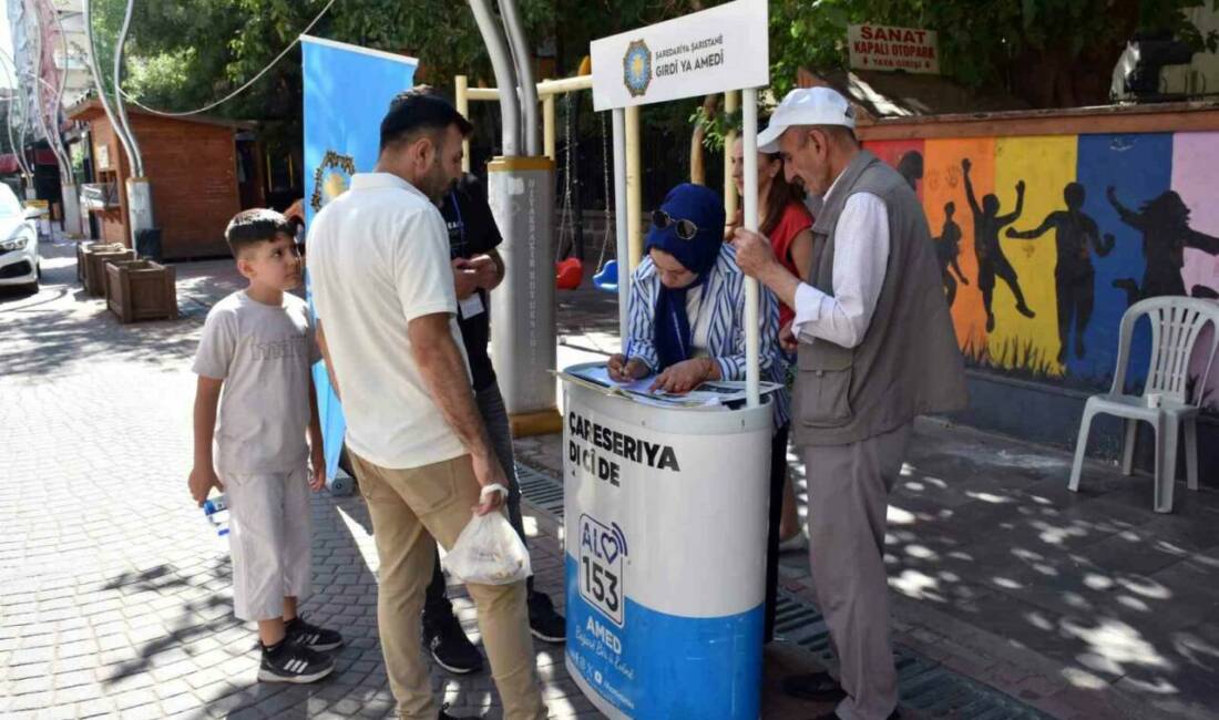 Diyarbakır Büyükşehir Belediyesi, Yenişehir ilçesinde Sanat Sokağı'nda Yerinde Çözüm Standı