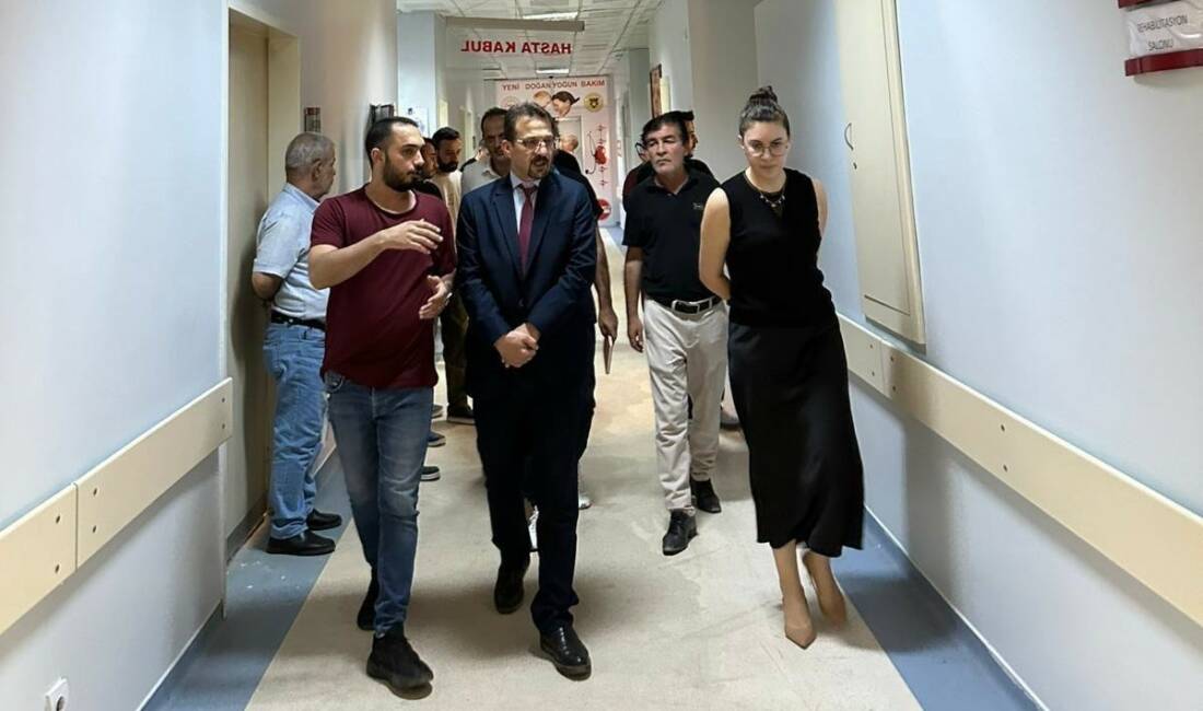 Cizre'deki hastanede yeni başhekim olarak atanan Dr. Halit Sapan, hastanedeki