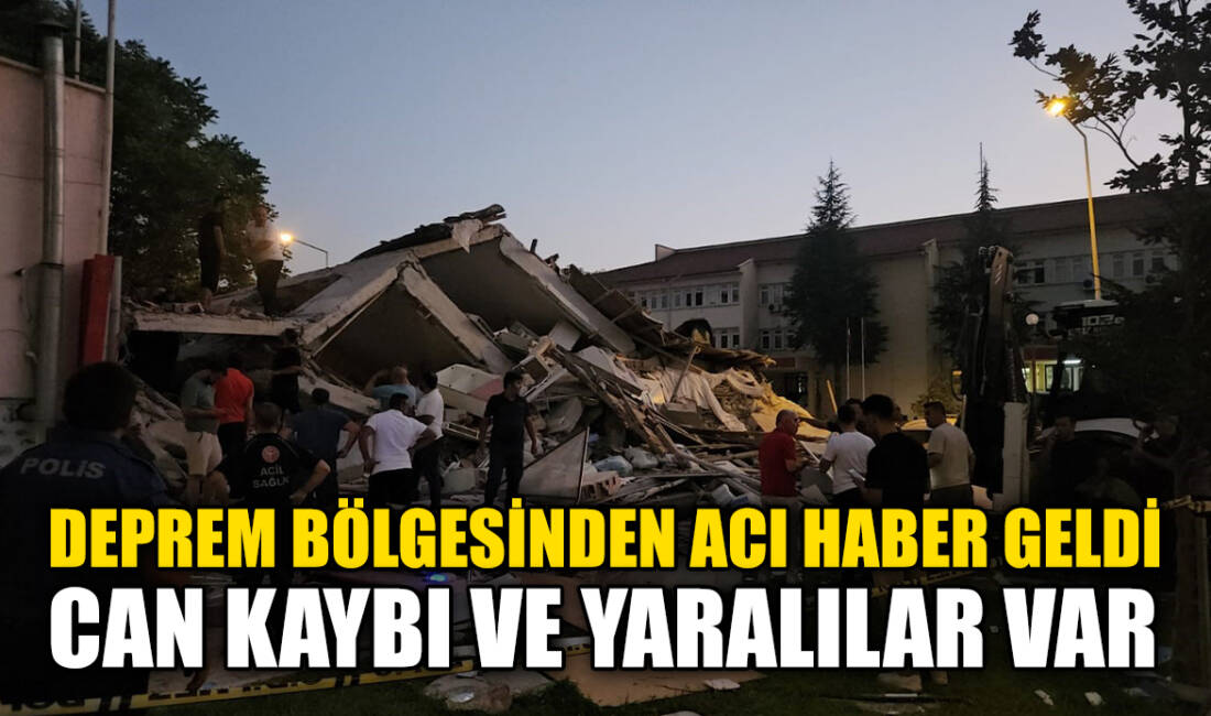 Balıkesir’in Sındırgı ilçesinde saat 19.53’te meydana gelen 6,1 büyüklüğündeki deprem,