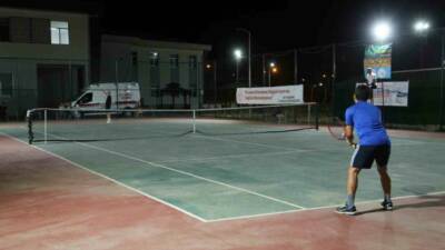 Diyarbakır İl Sağlık Müdürlüğü tarafından düzenlenen Tenis Turnuvası'na 46 sağlık