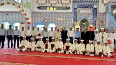 Diyarbakır İl Müftüsü Celal Büyük, Hani ilçesindeki Seyid Bedrettin Camisinde