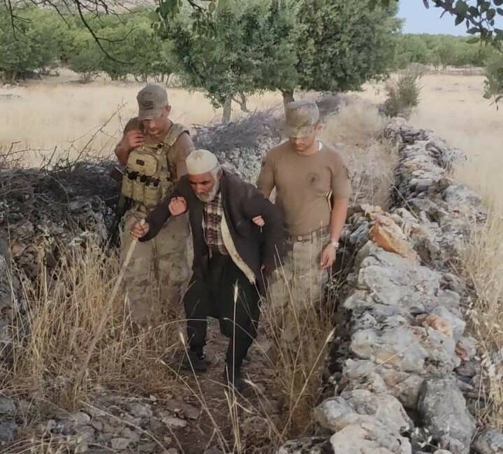 Diyarbakır'ın Dicle ilçesinde kaybolan 80 yaşındaki adam, jandarma ekipleri tarafından