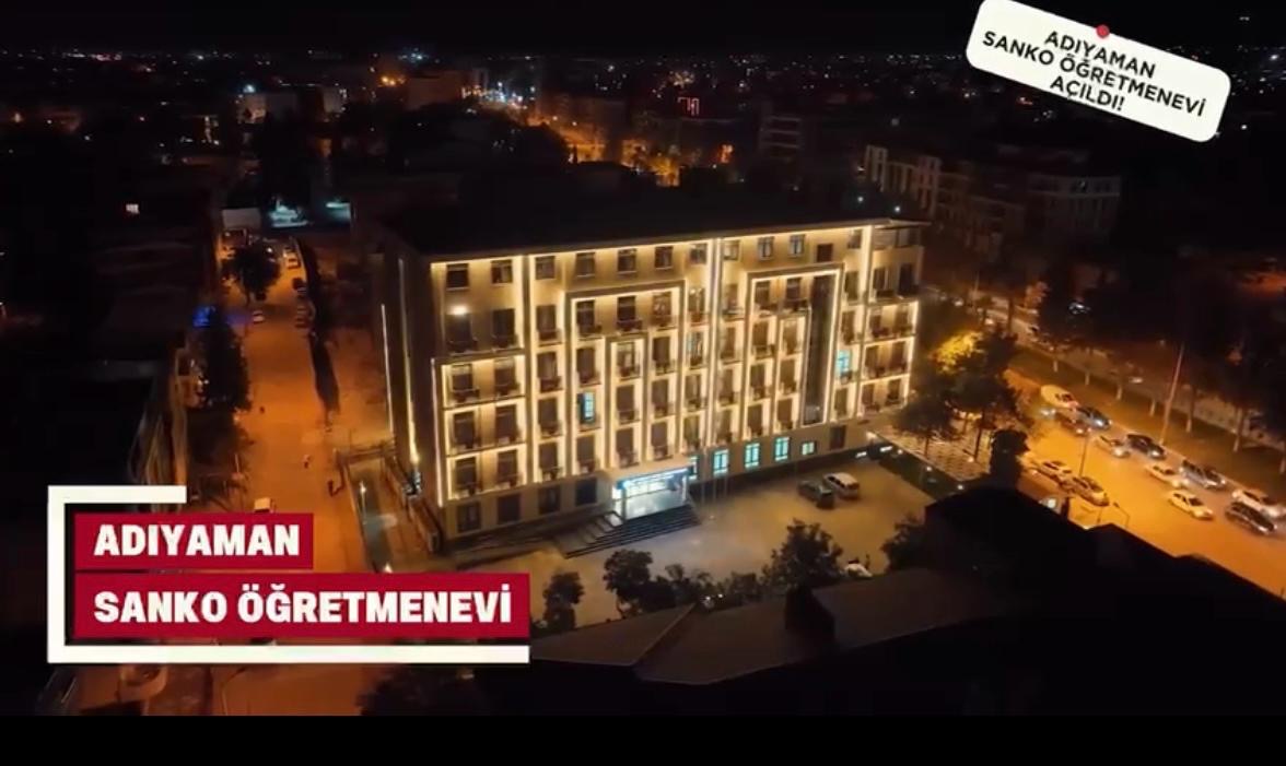 Hizmete başlayan Adıyaman SANKO Öğretmenevi’ni duyuran Milletvekili Özhan; “Adıyaman’ın kalbinde