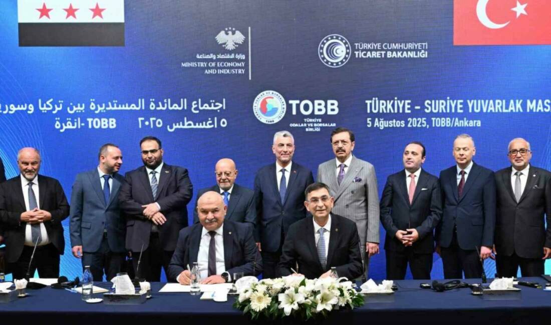 Gaziantep Sanayi Odası ile Halep Sanayi Odası arasında iş birliği protokolü imzalandı Türkiye-Suriye Yuvarlak Masa Toplantısı, TOBB İkiz Kuleler'de gerçekleştirildi. İki ülke
