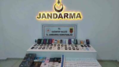 Gaziantep'te jandarma ekiplerinin gerçekleştirdiği operasyonda, 1,5 milyon TL değerinde gümrük