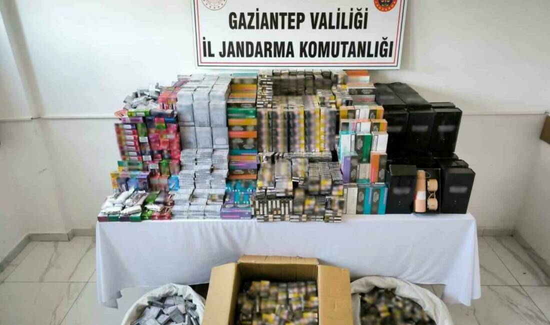 Gaziantep’te 1,5 milyon TL değerinde kaçak sigara ele geçirildi Gaziantep'te jandarma ekipleri tarafından yapılan bir operasyonda şüpheli bir şahsın