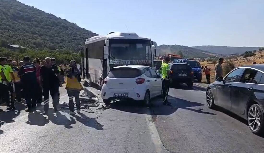 Gaziantep'in İslahiye ilçesinde meydana gelen zincirleme trafik kazasında 1 kişi