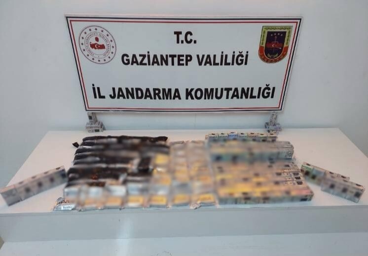 Gaziantep'te jandarma ekipleri son iki hafta içinde kaçakçılıkla mücadele kapsamında