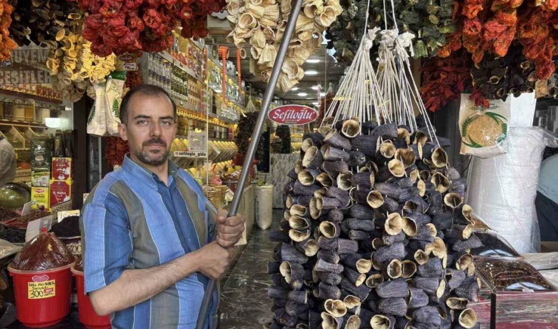 Gaziantep'in yöresel lezzetlerinden olan yeni mahsul kurutmalıklar, hem lezzeti hem