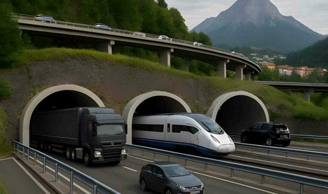 Gaziantep'i denize bağlayacak Dörtyol-Hassa Demir Yolu ve Otoyolu Tünelleri Projesi,