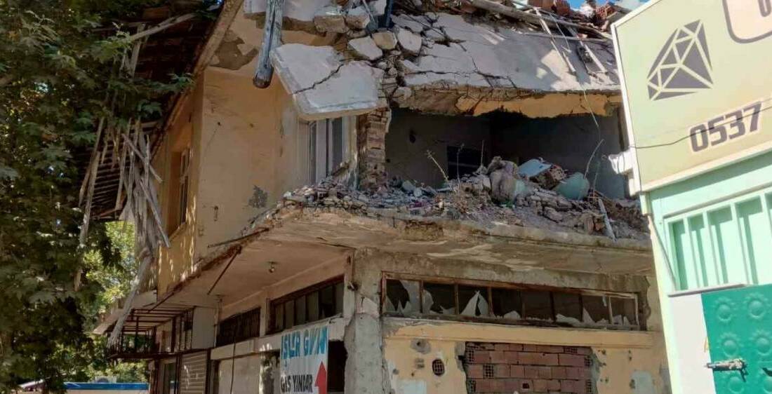 Adıyaman'ın Gölbaşı ilçesinde 6 Şubat 2023 tarihinde meydana gelen depremlerde
