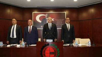 Gaziantep Ticaret Odası ağustos ayı olağan meclis toplantısı Meclis Başkan