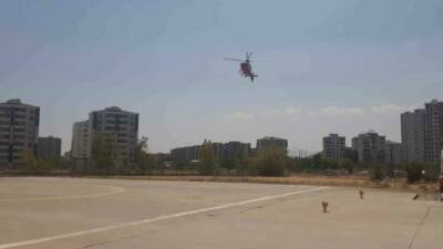 Diyarbakır’ın Çüngüş ilçesinde 74 yaşındaki Hüseyin Akmeşe, havuza düşerek sol