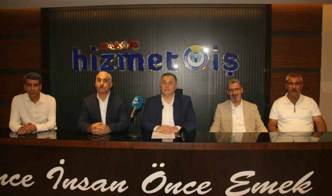Hizmet-İş Sendikası Genel Başkan Yardımcısı İdris Aksoy, Şanlıurfa'da yetkisiz sendikaların