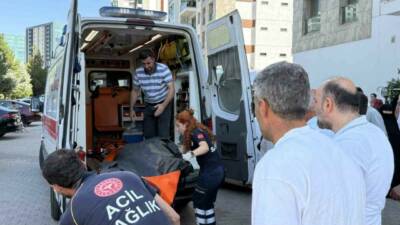 Diyarbakır'ın Kayapınar ilçesinde, iki hafta önce işe başlayan bir bina